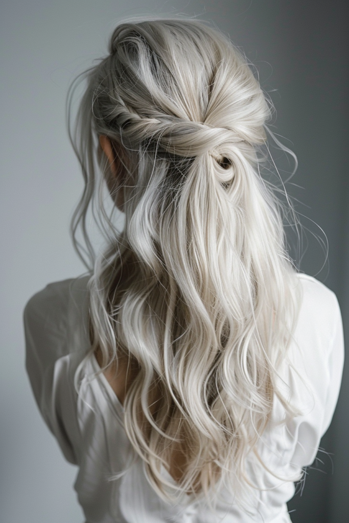 Icy Blonde Balayage Hair Ideas