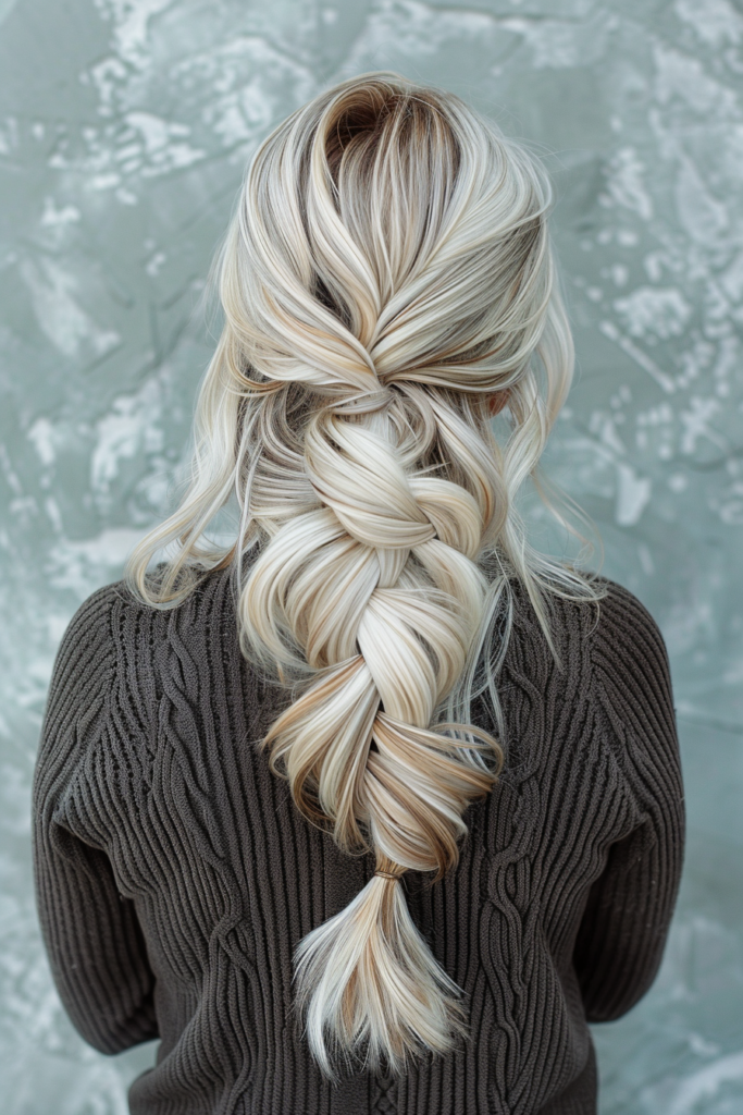 Icy Blonde Balayage Hair Ideas