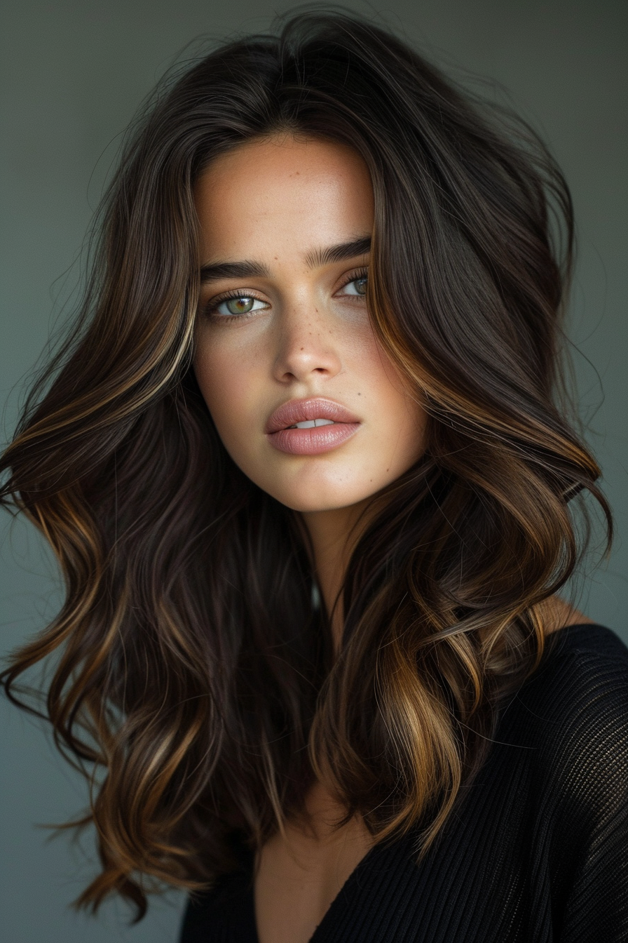 Brown Hair With Highlight Color Ideas 1