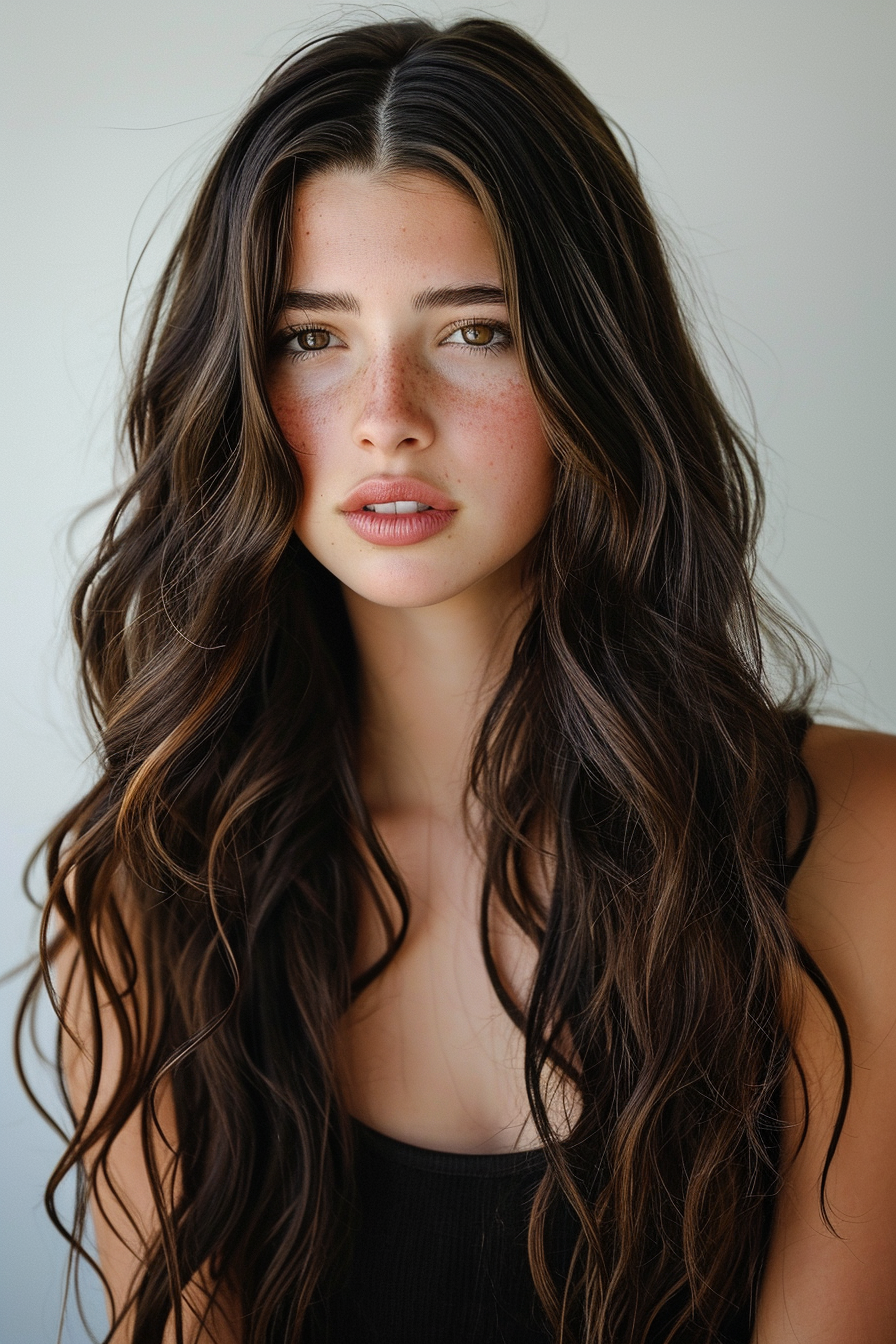 Brown Hair With Highlight Color Ideas 21