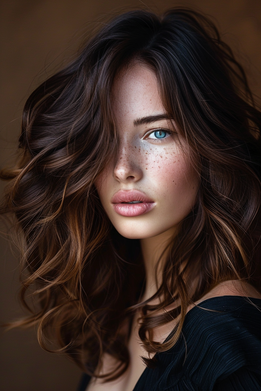 Brown Hair With Highlight Color Ideas 25