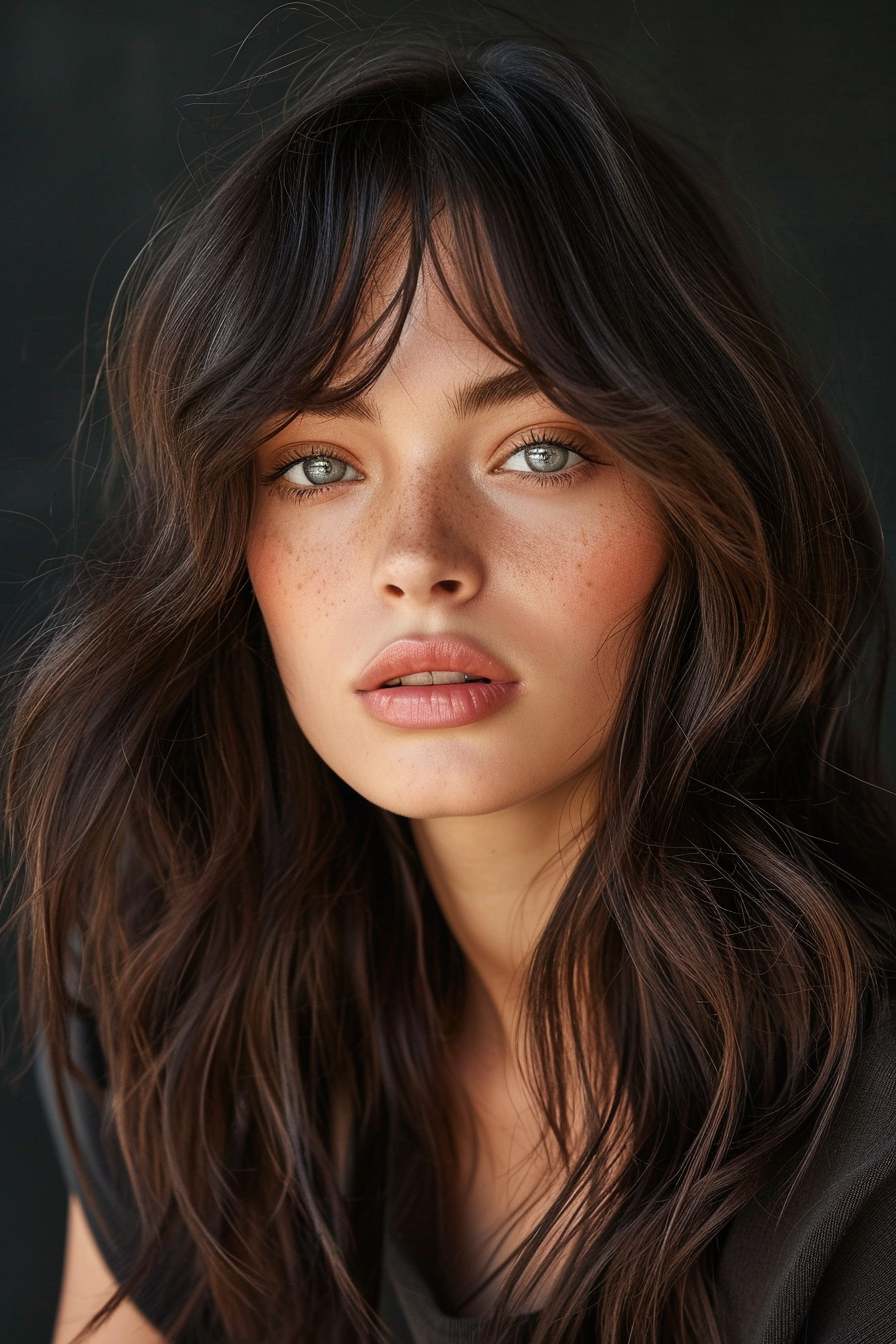 Brown Hair With Highlight Color Ideas 27