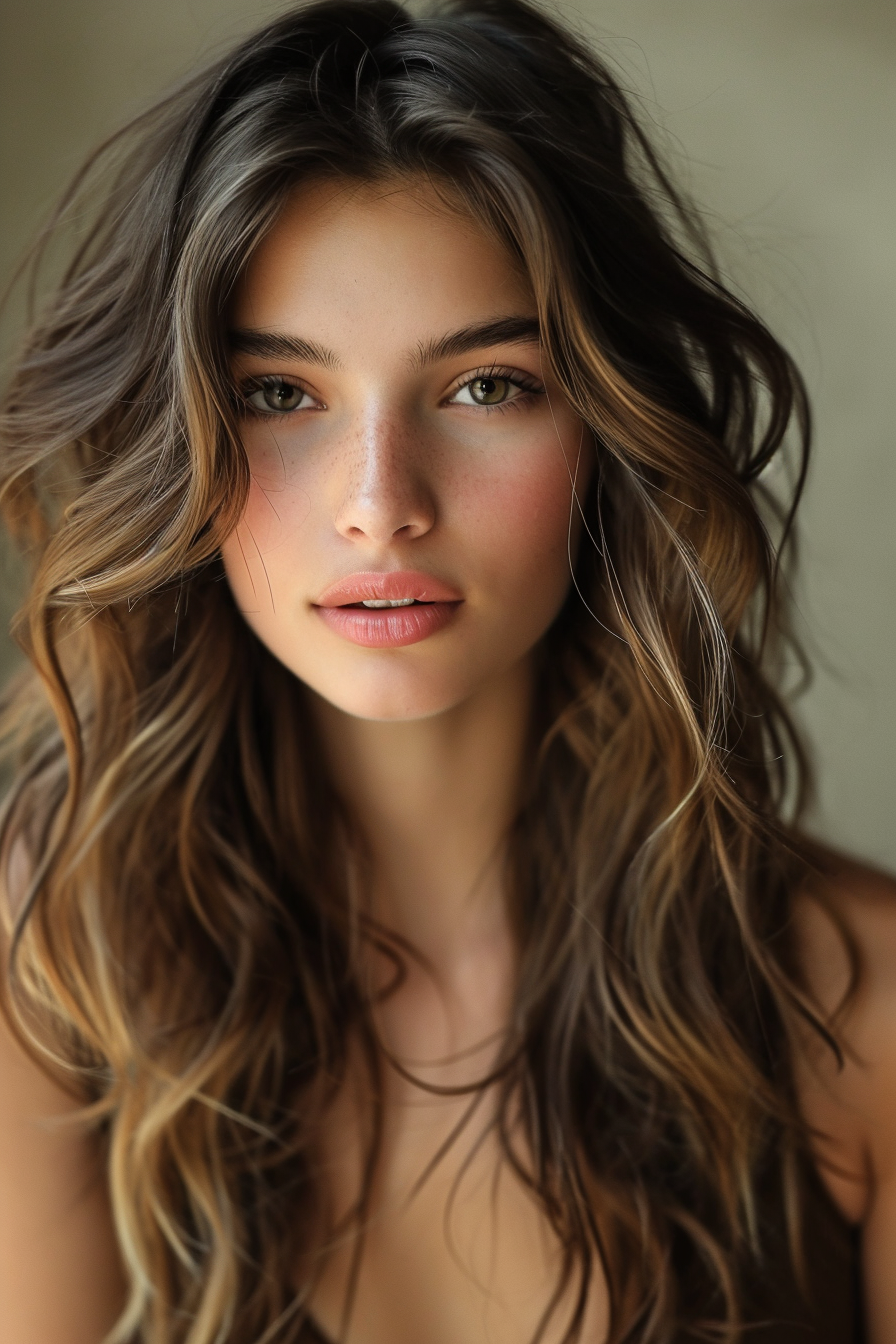 Brown Hair With Highlight Color Ideas 29
