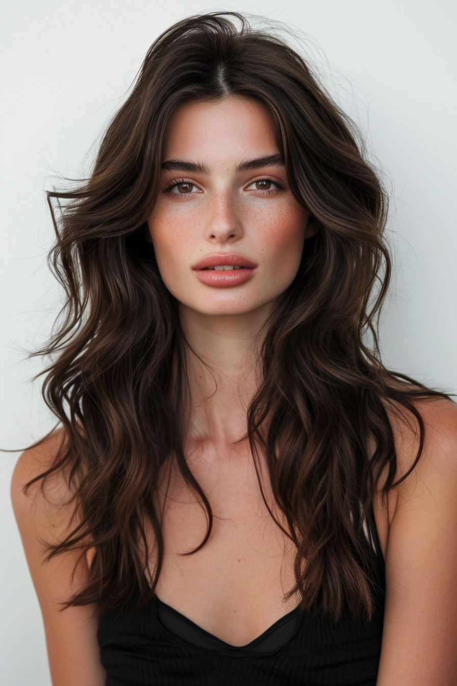 Brown Hair With Highlight Color Ideas 43