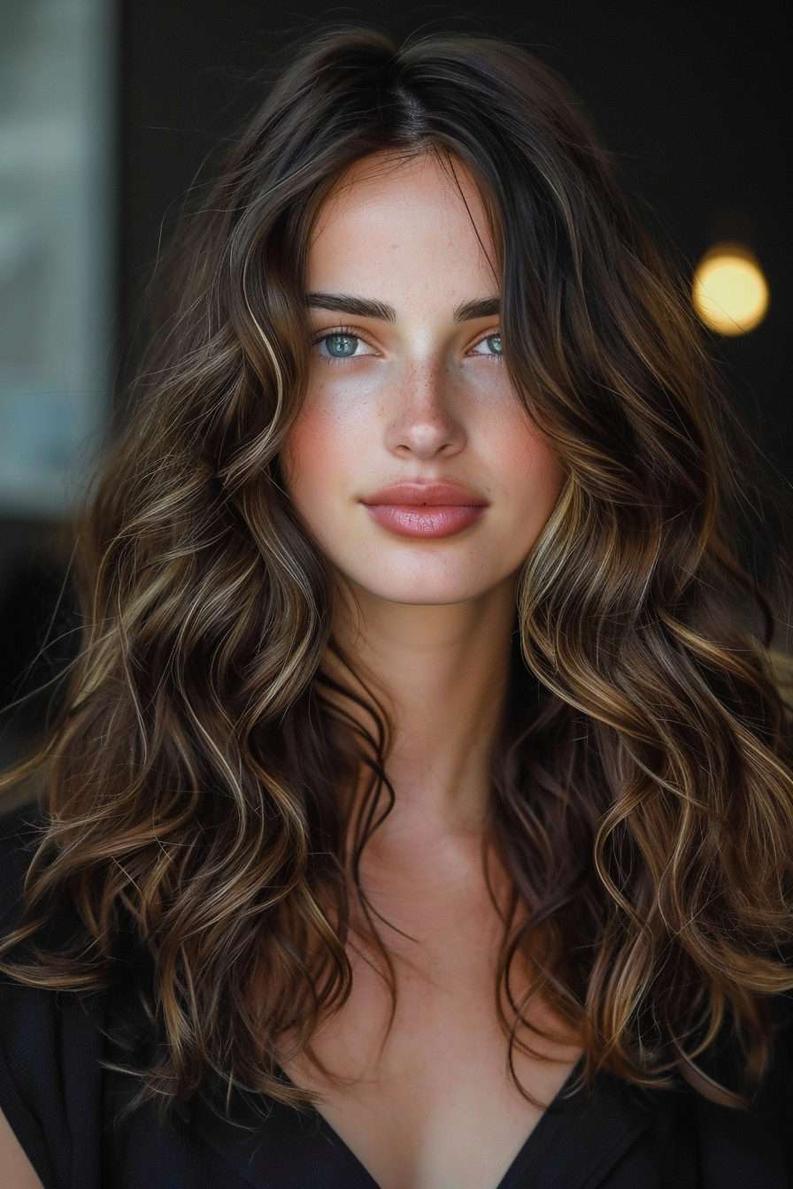Brown Hair With Highlight Color Ideas 78