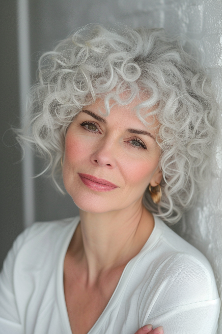 Curly Hair Ideas For Over 60s 11