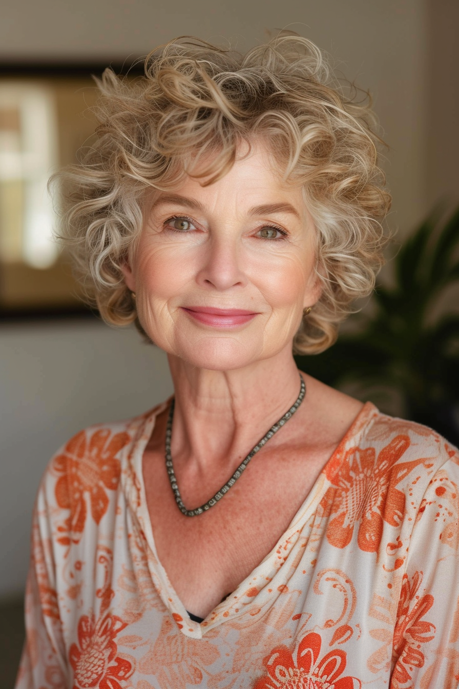 Curly Hair Ideas For Over 60s 16