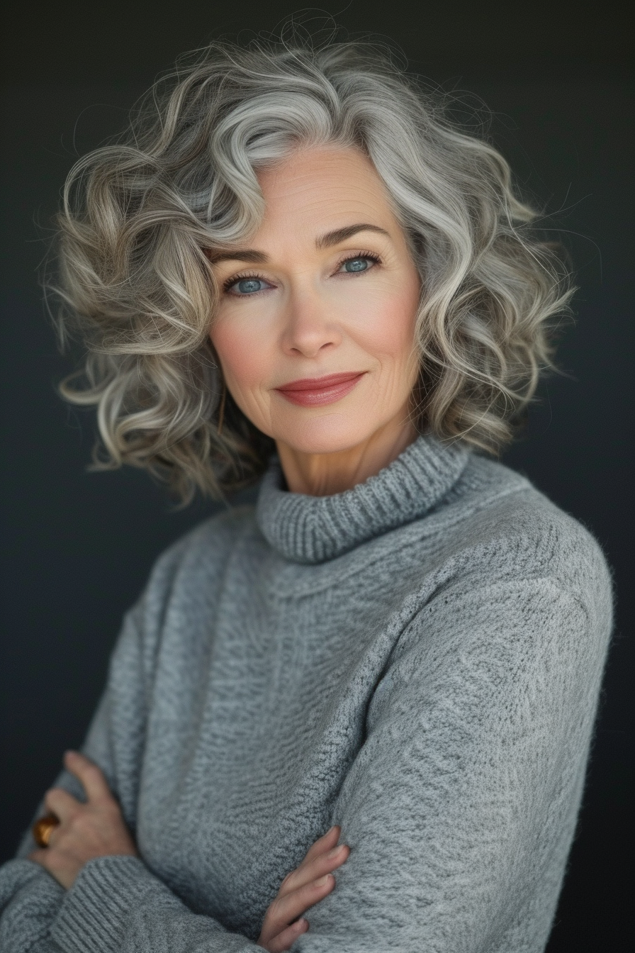 Curly Hair Ideas For Over 60s 21