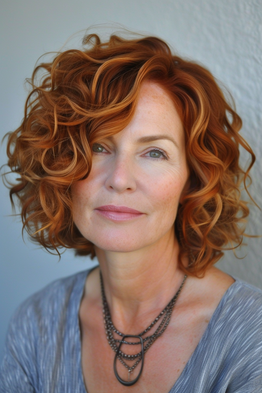 Curly Hair Ideas For Over 60s 22