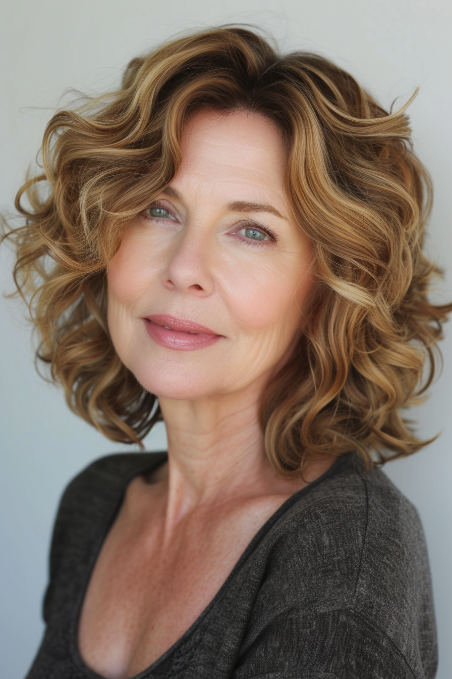 Curly Hair Ideas For Over 60s 24