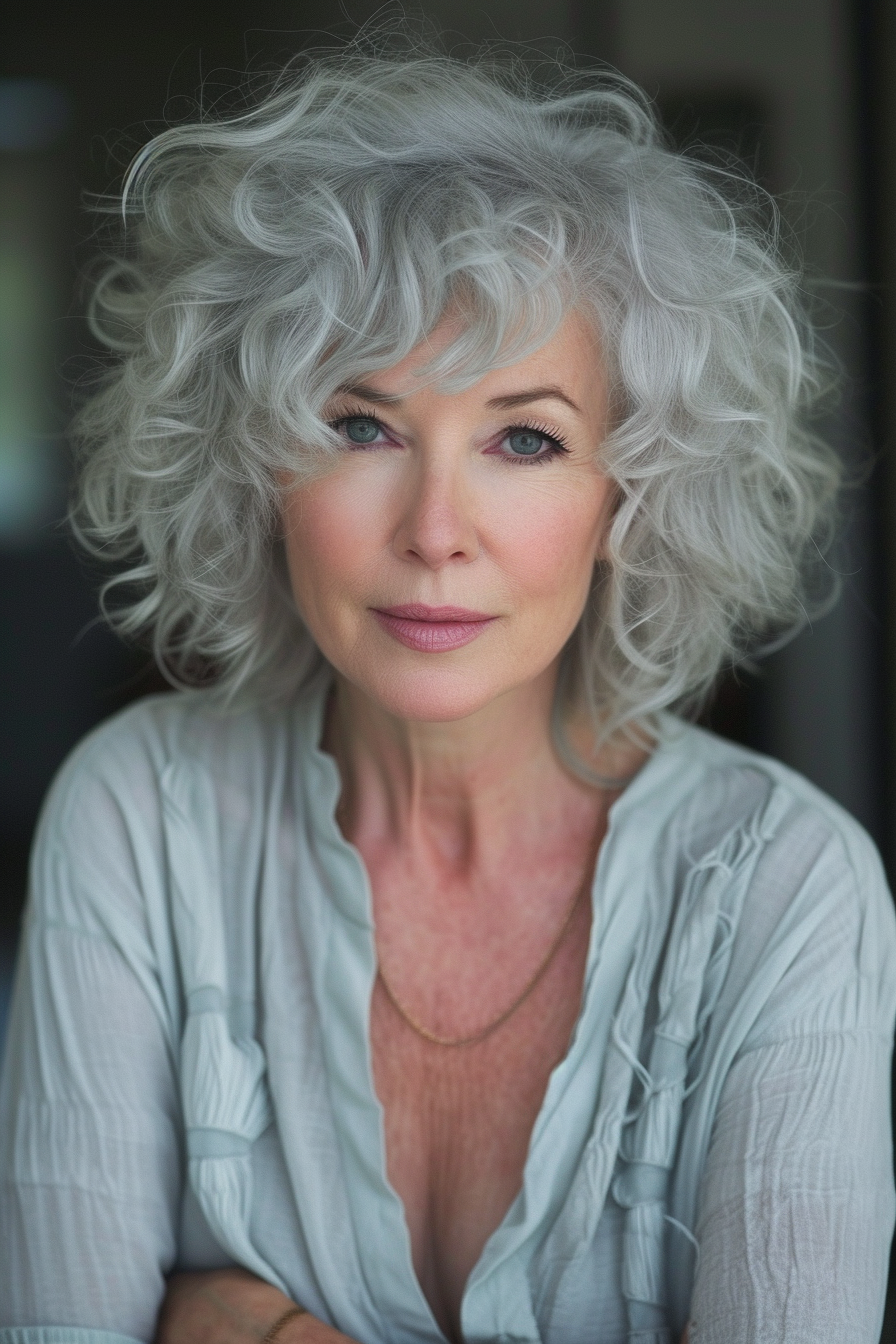 Curly Hair Ideas For Over 60s 30