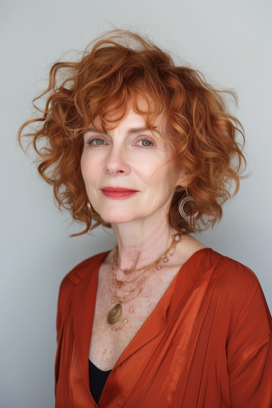 Curly Hair Ideas For Over 60s 31