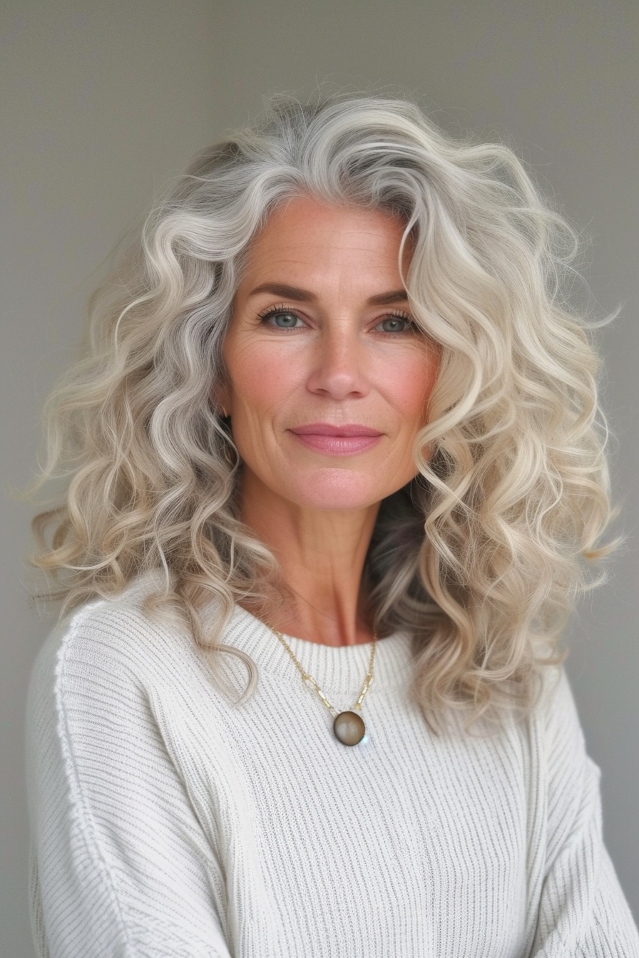 Curly Hair Ideas For Over 60s 42