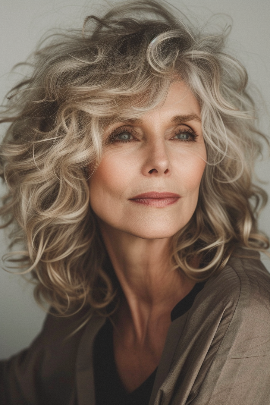 Curly Hair Ideas For Over 60s 52