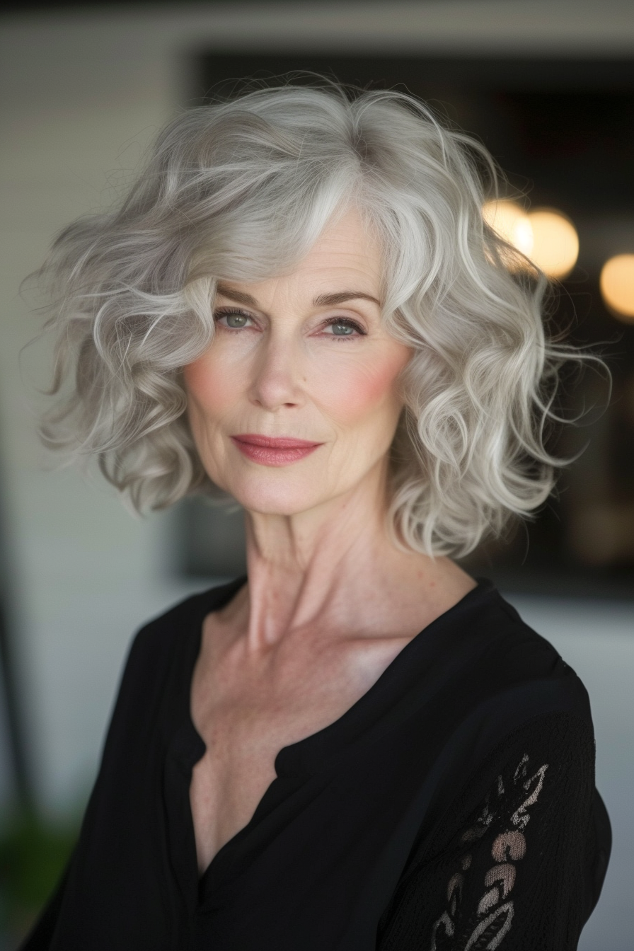 Curly Hair Ideas For Over 60s 57