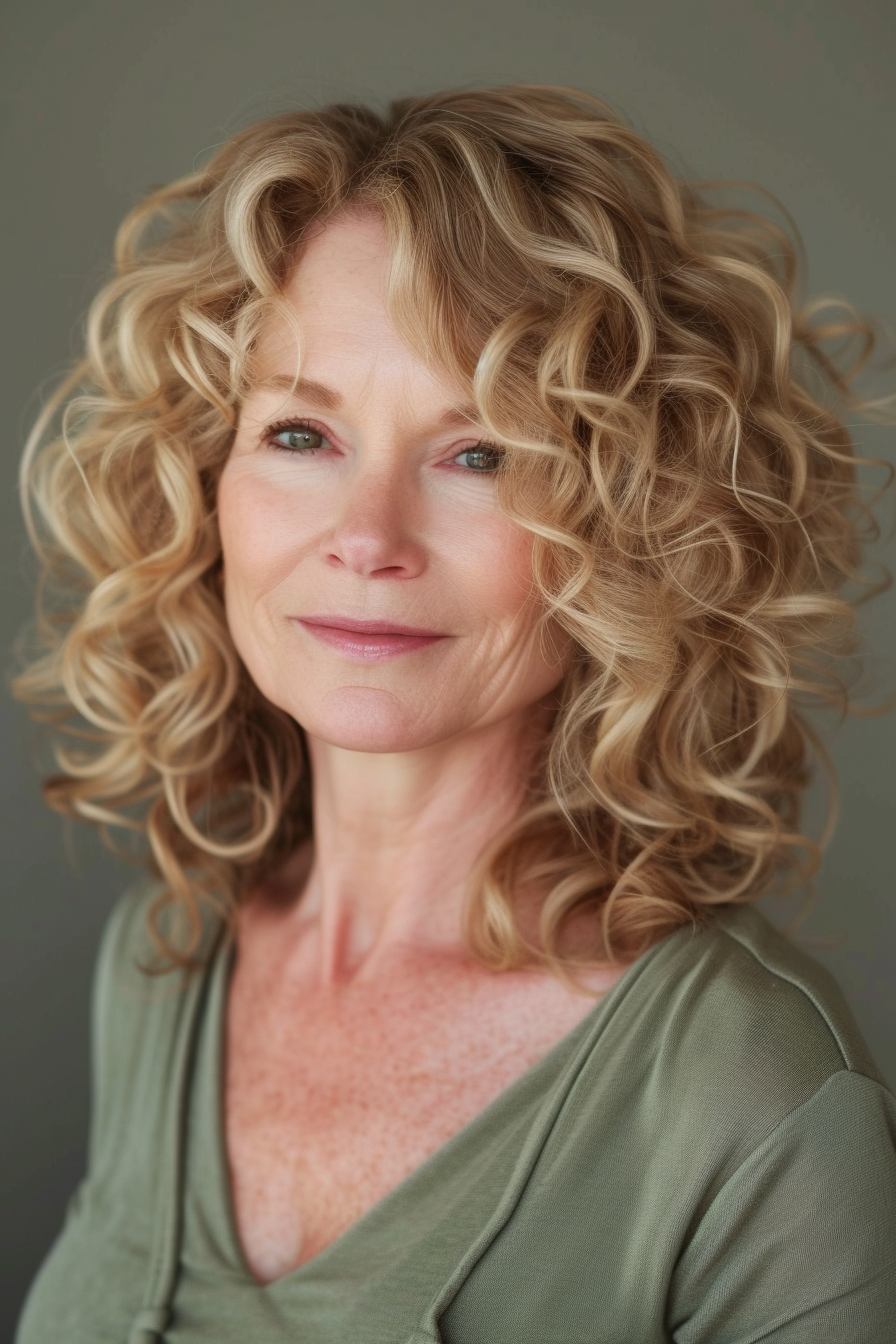 Curly Hair Ideas For Over 60s 58