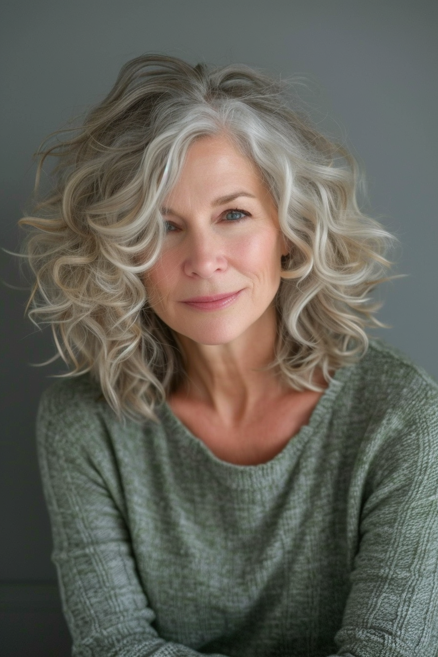 Curly Hair Ideas For Over 60s 61