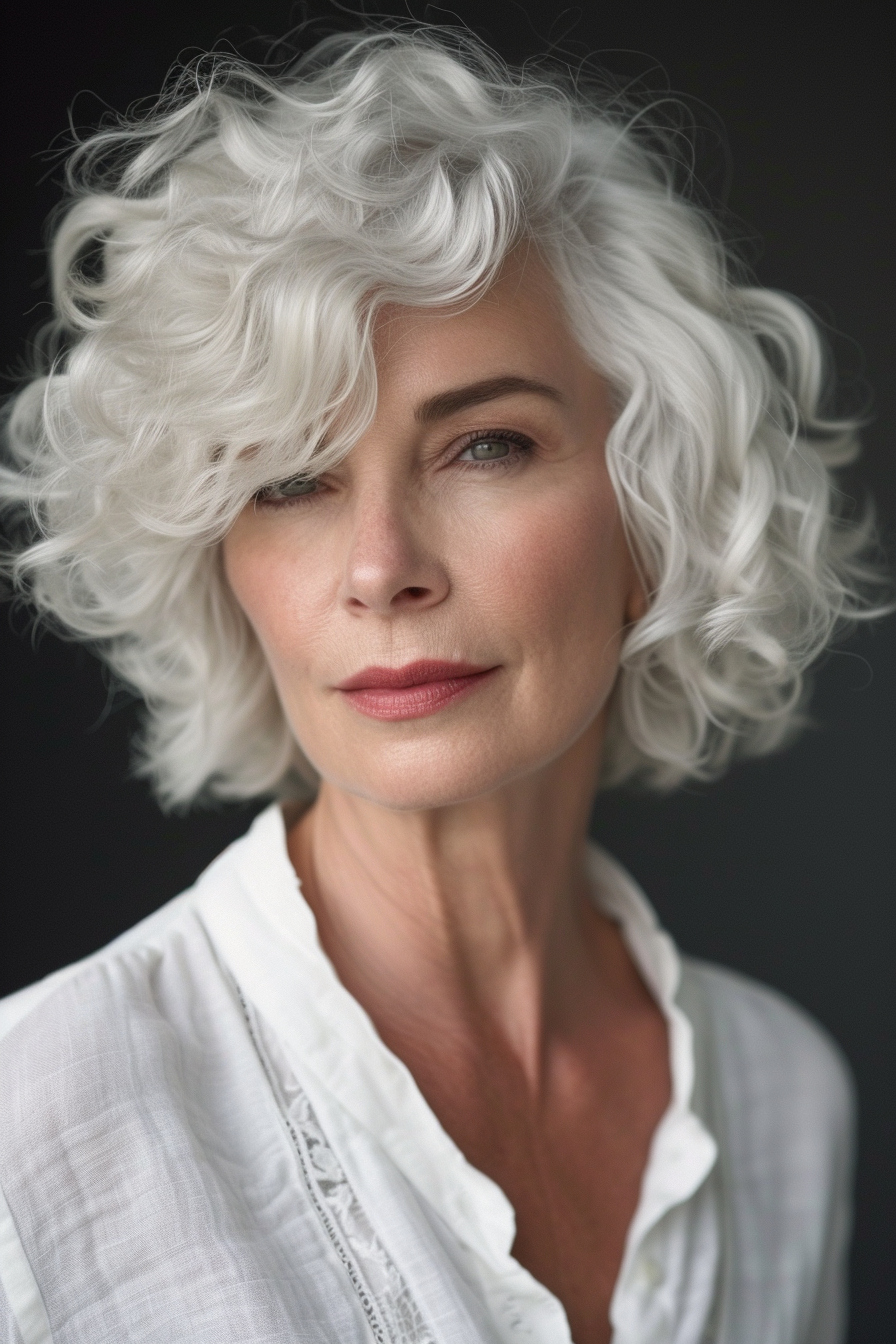 Curly Hair Ideas For Over 60s 63
