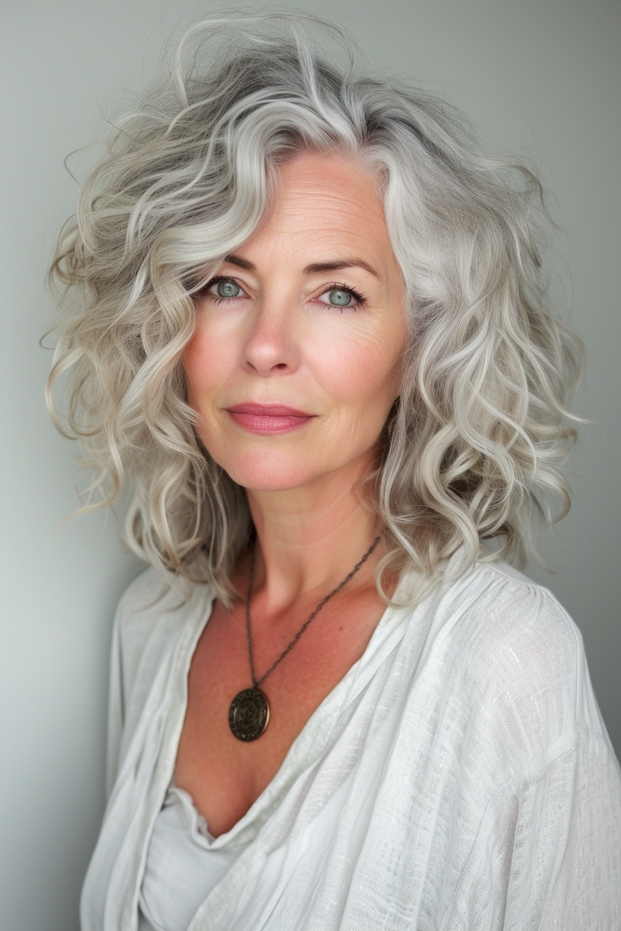 Curly Hair Ideas For Over 60s 64