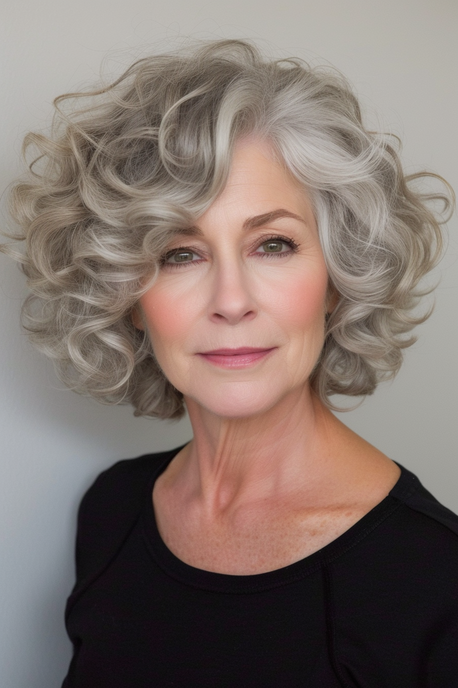 Curly Hair Ideas For Over 60s 70