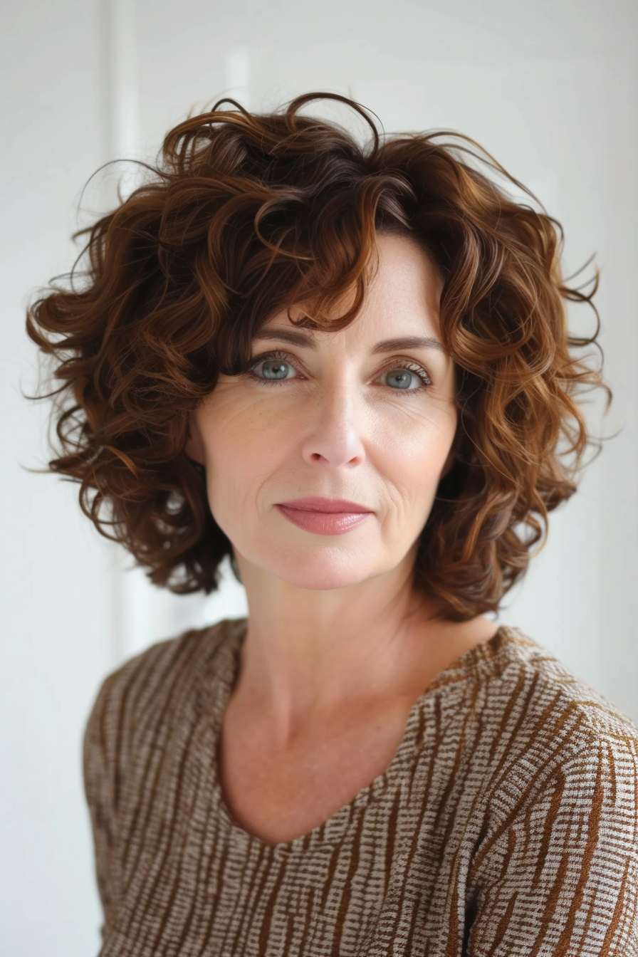 Curly Hair Ideas For Over 60s 71