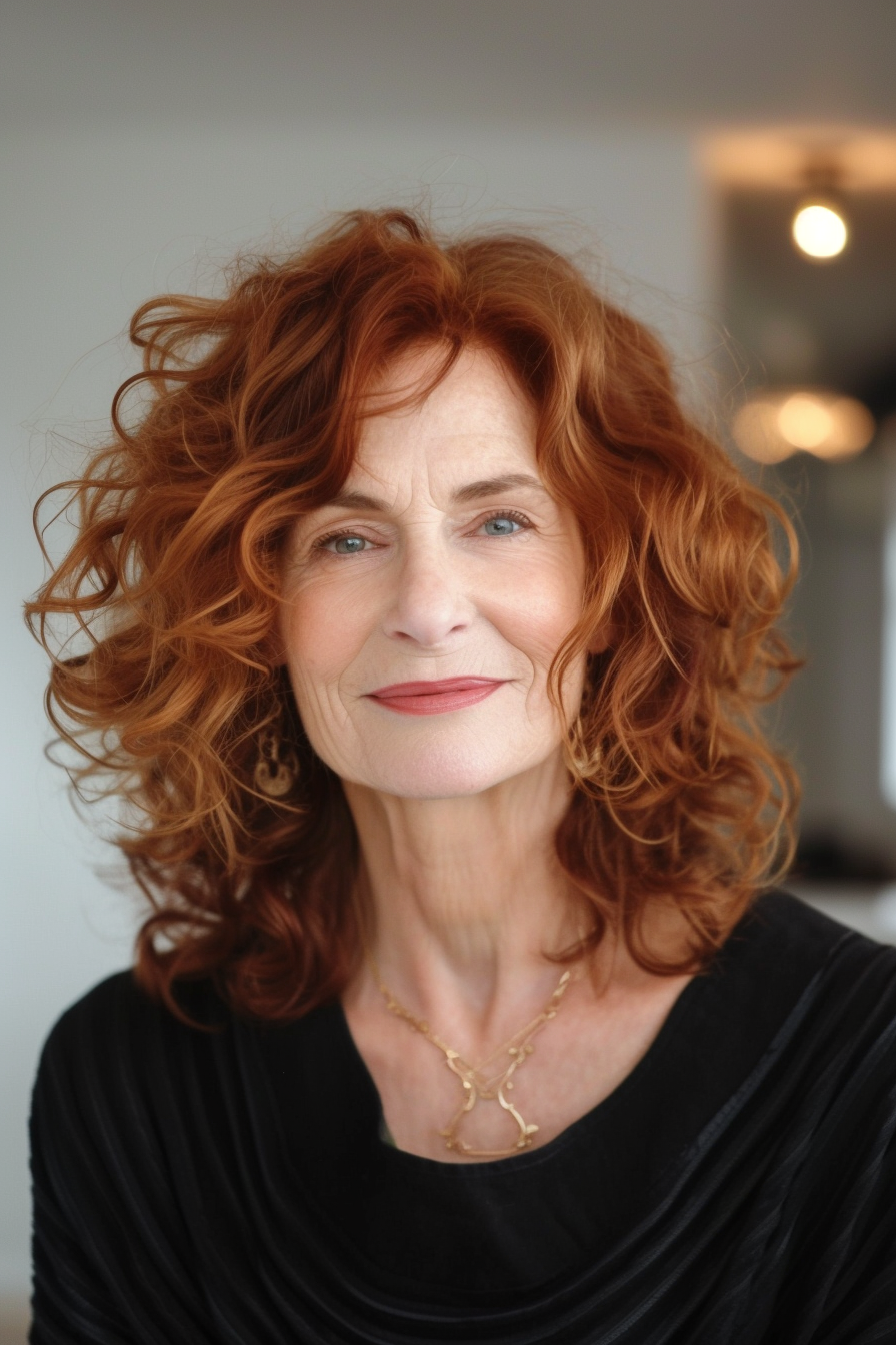 Curly Hair Ideas For Over 60s 76