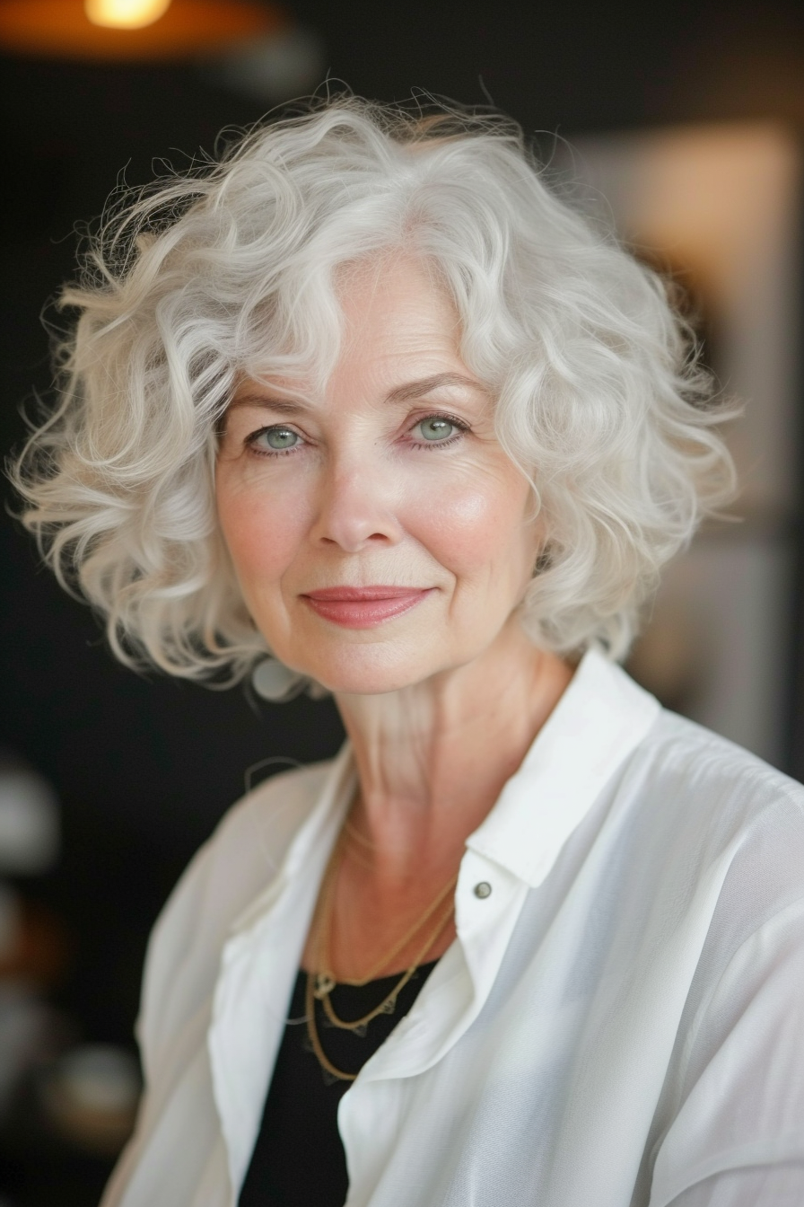 Curly Hair Ideas For Over 60s 78