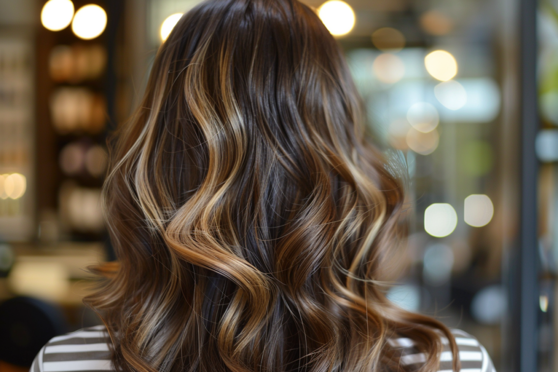 Gorgeous Dark Brown Hair with Highlights Ideas!