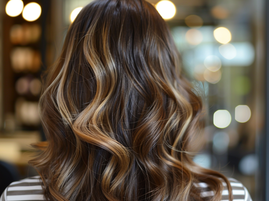 Gorgeous Dark Brown Hair with Highlights Ideas!