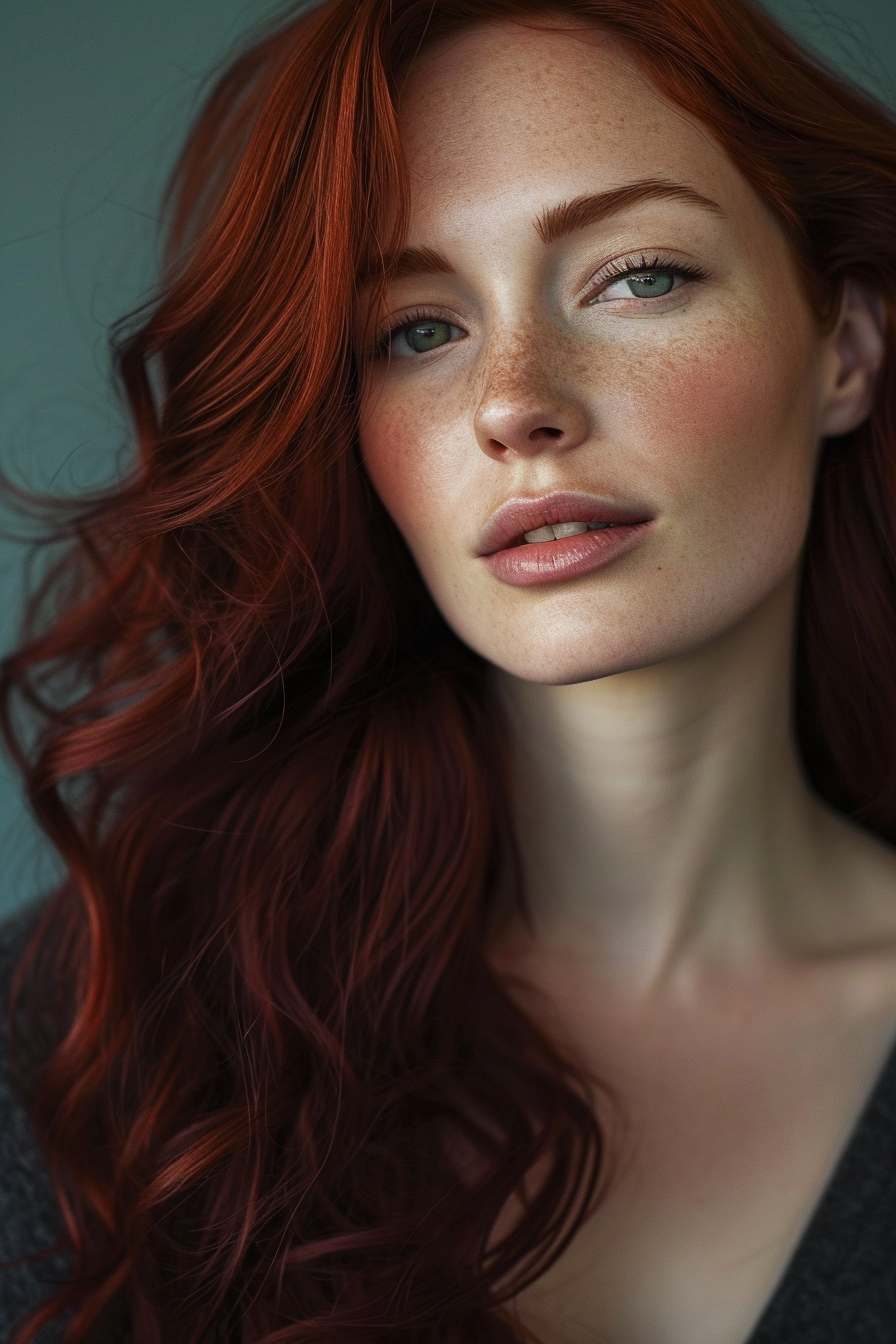 Dark Red Hair Color Ideas 92