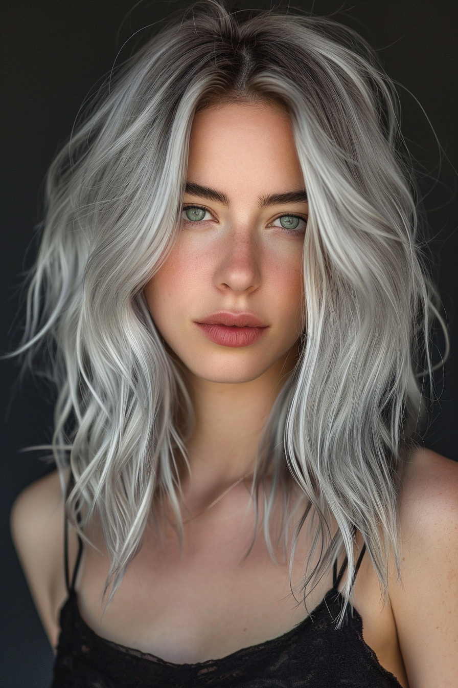 Silver Hair Color Ideas 1