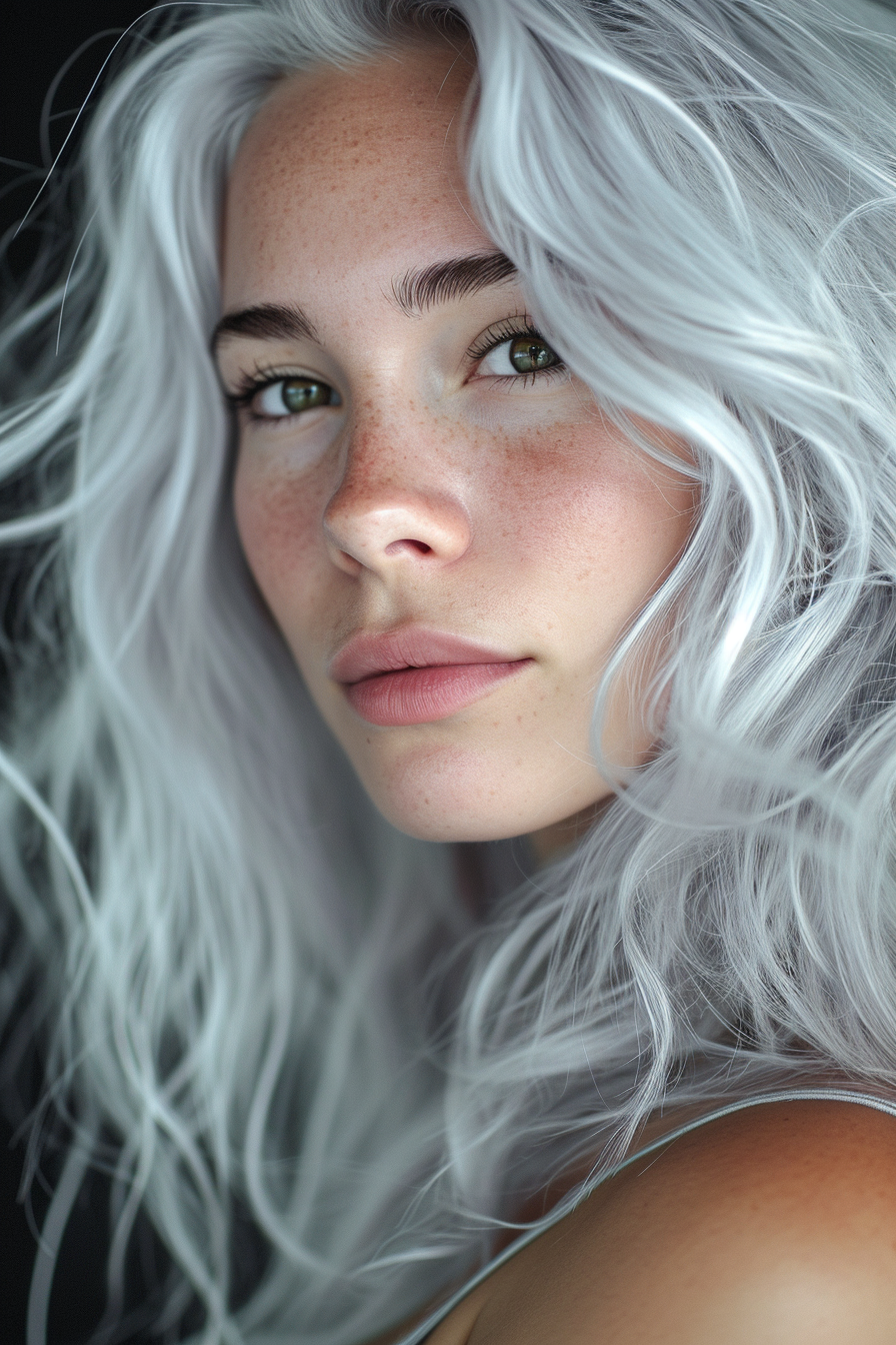 Silver Hair Color Ideas 13