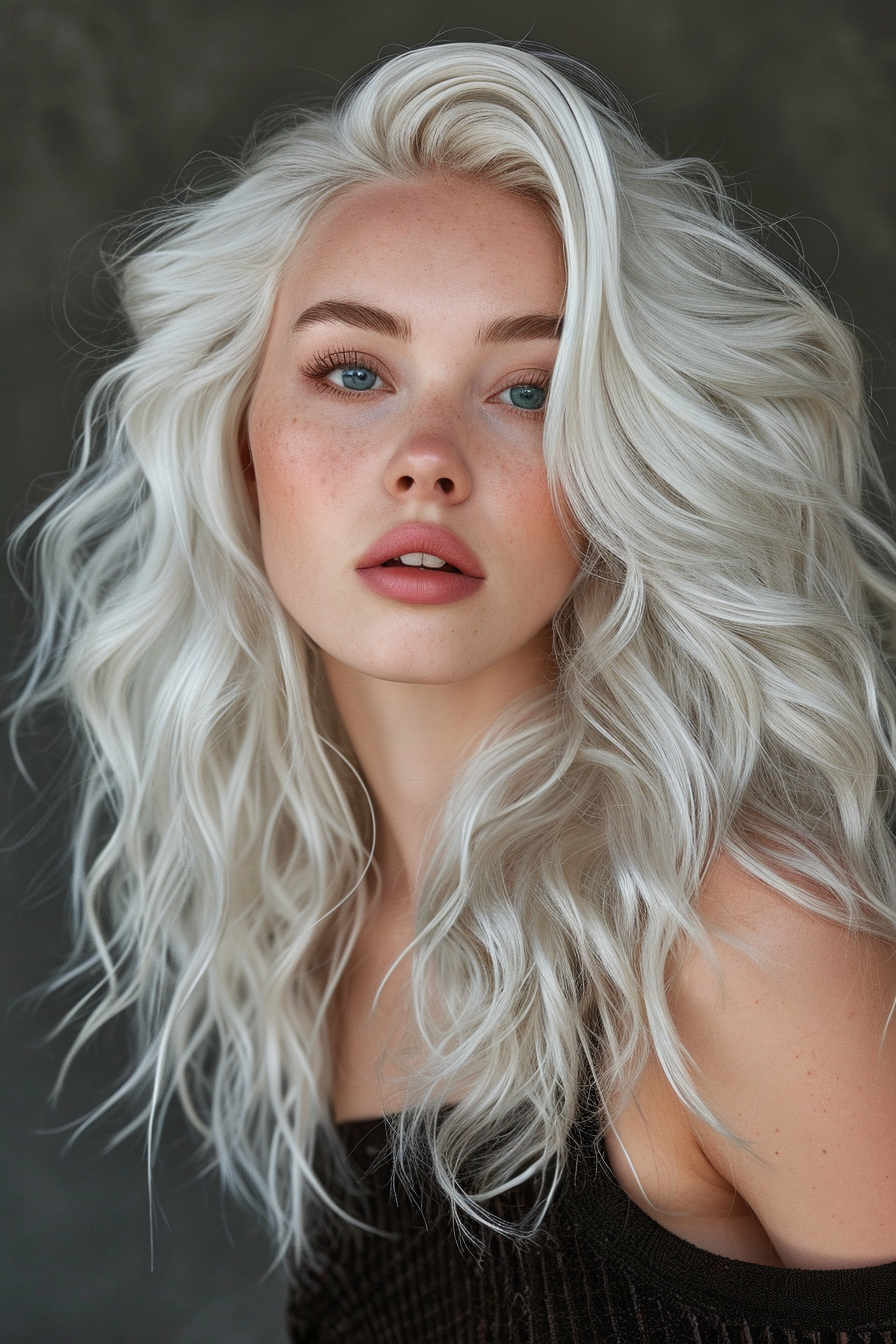 Silver Hair Color Ideas 30