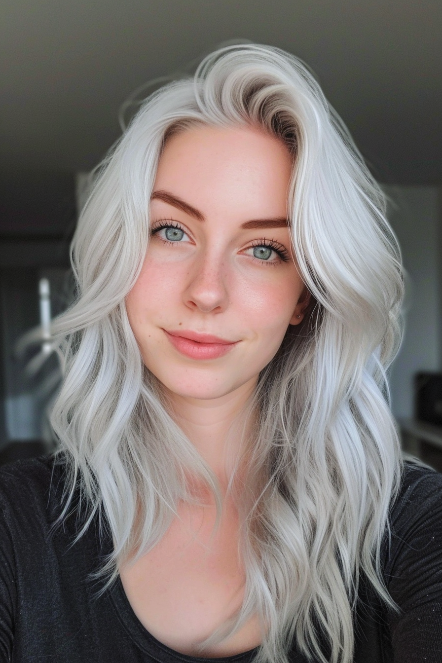 Silver Hair Color Ideas 4
