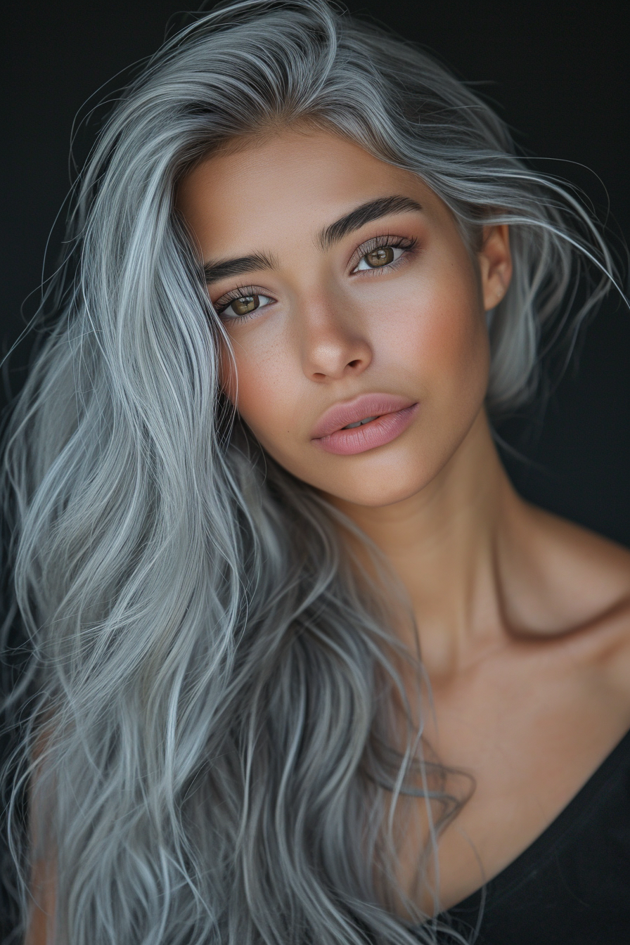 Silver Hair Color Ideas 5