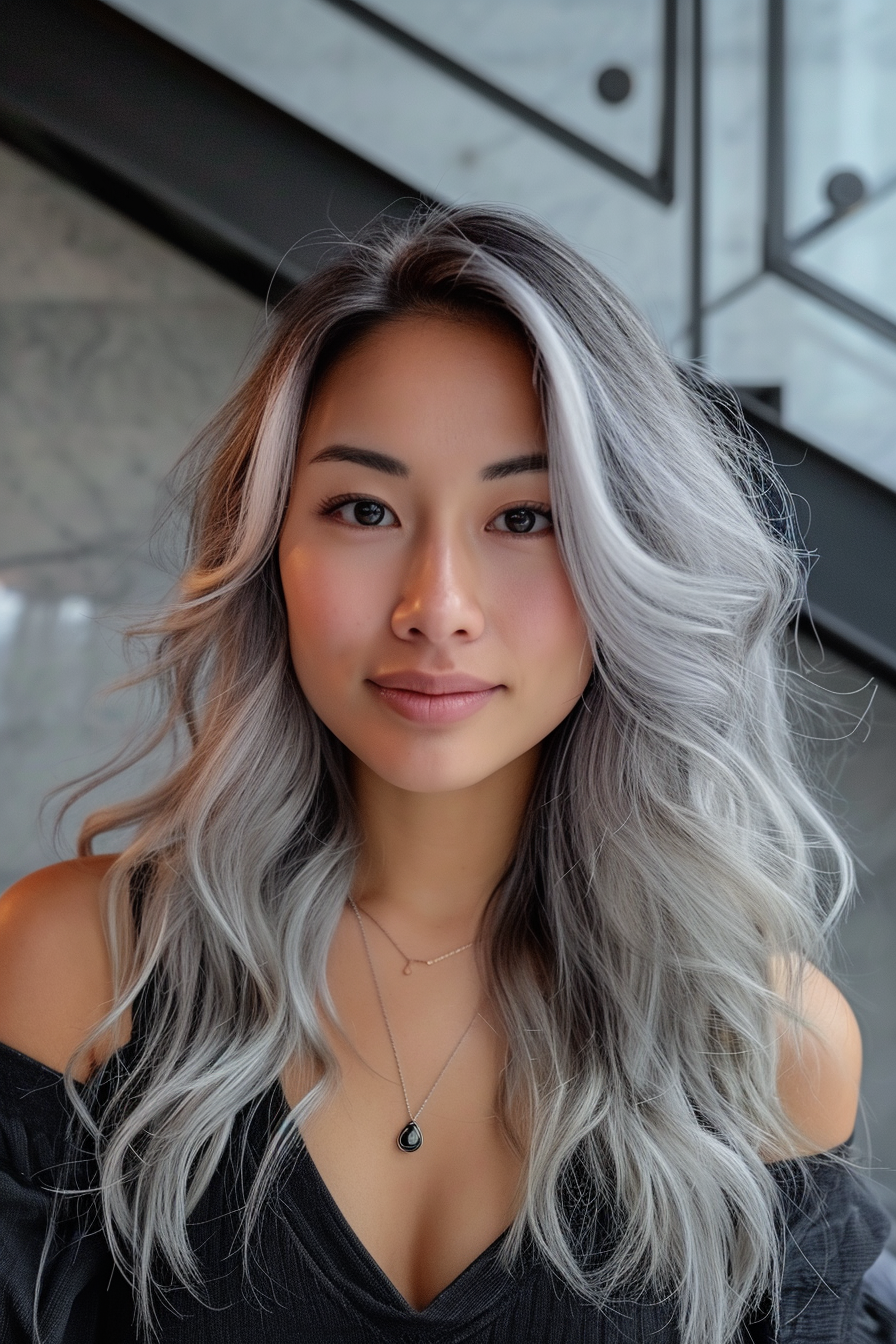 Silver Hair Color Ideas 7