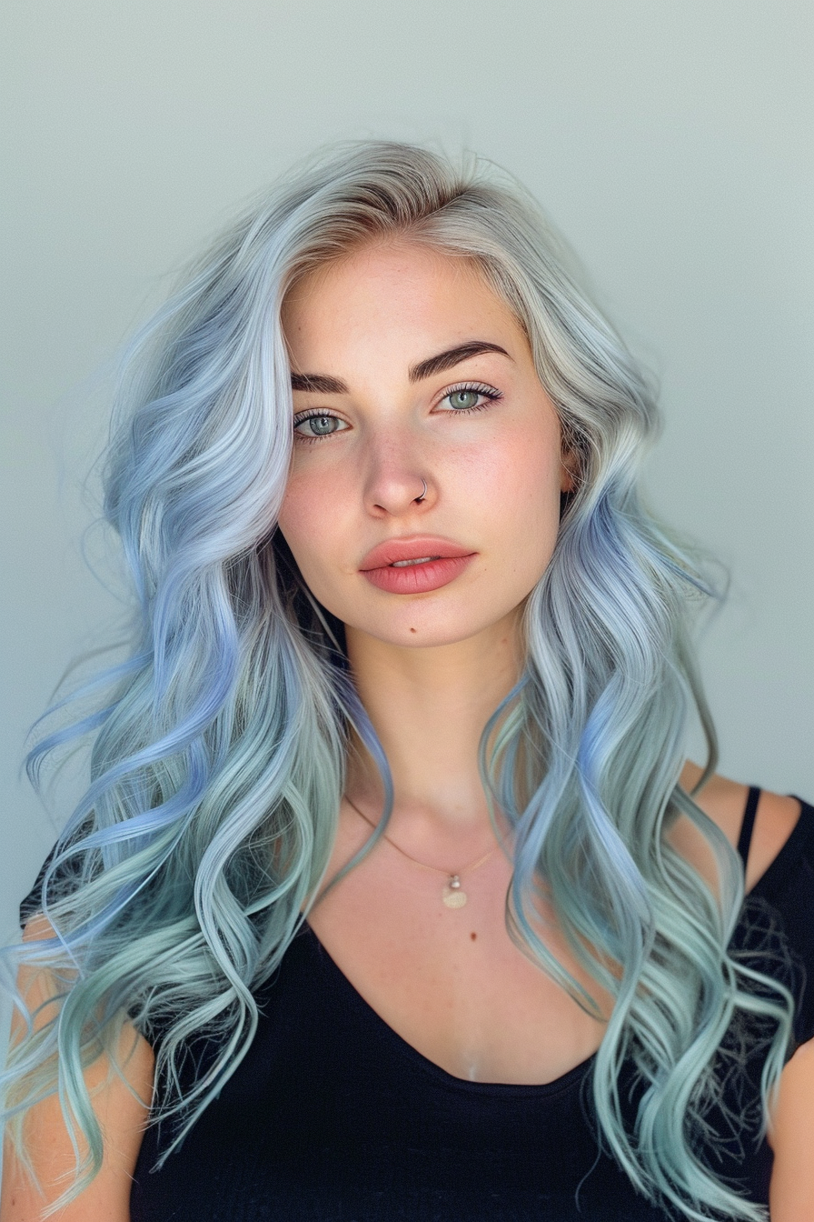 Silver Hair Color Ideas 73