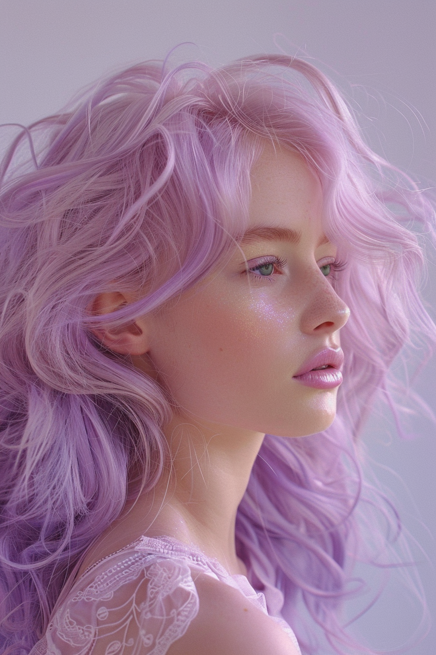 Lavender Hair Ideas 17