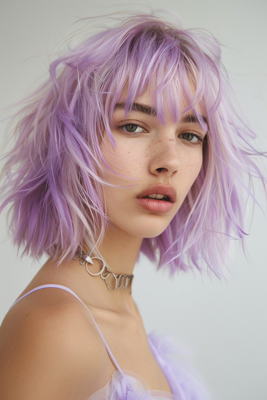 Lavender Hair Ideas 34