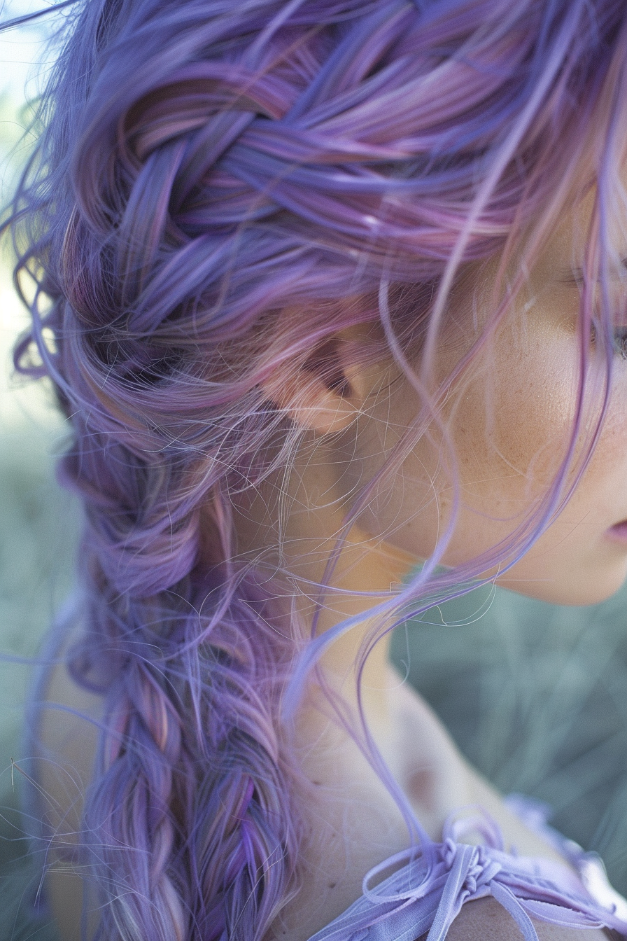 Lavender Hair Ideas 43