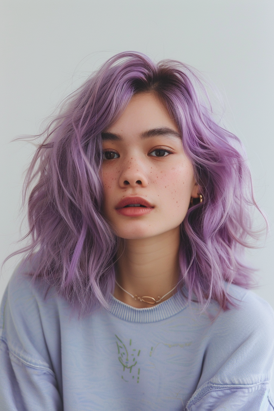 Lavender Hair Ideas 44