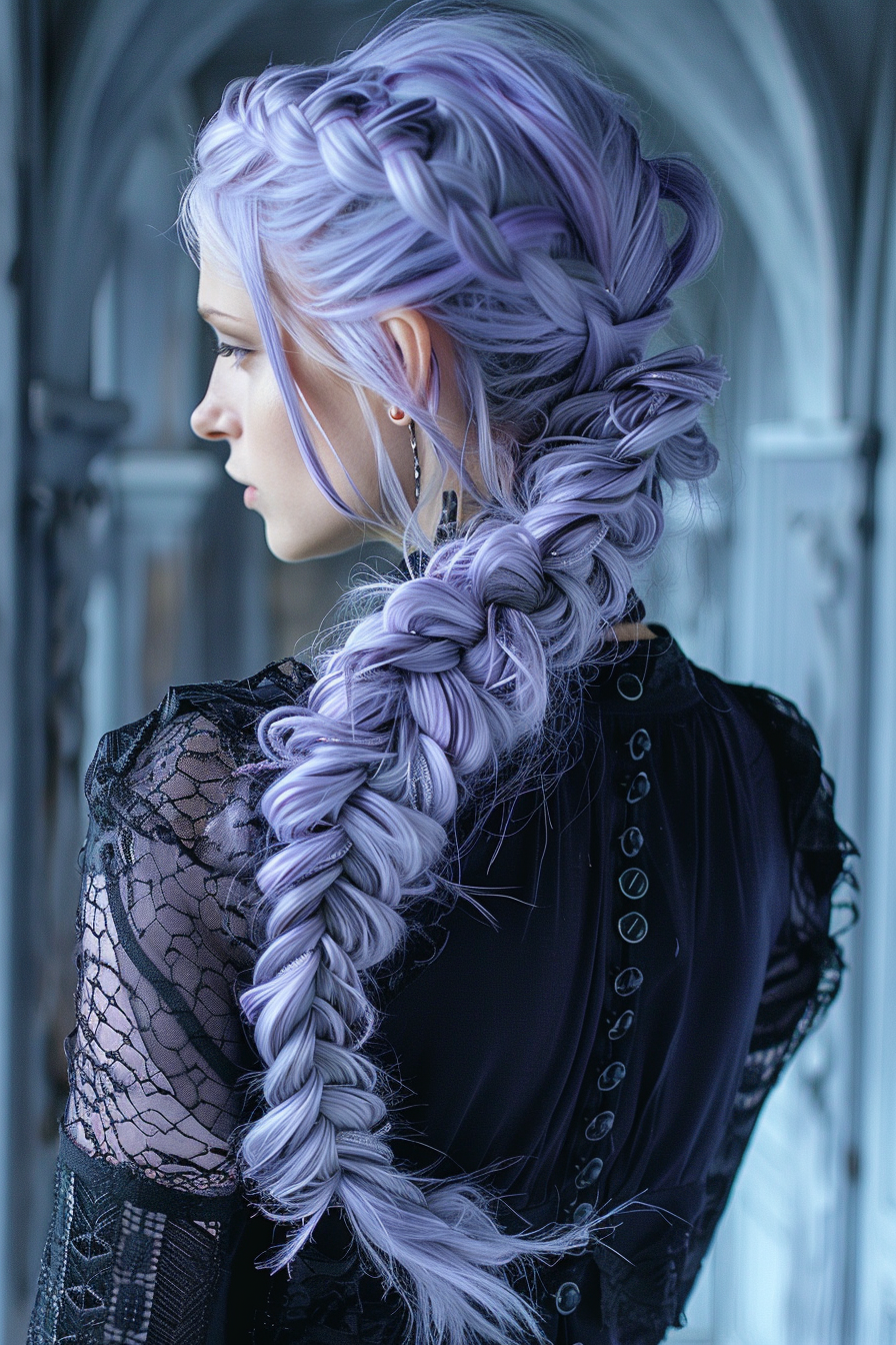 Lavender Hair Ideas 46