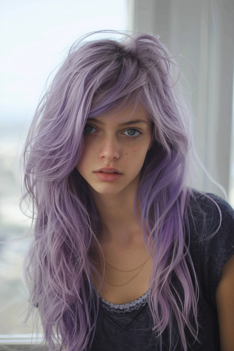 Lavender Hair Ideas 49