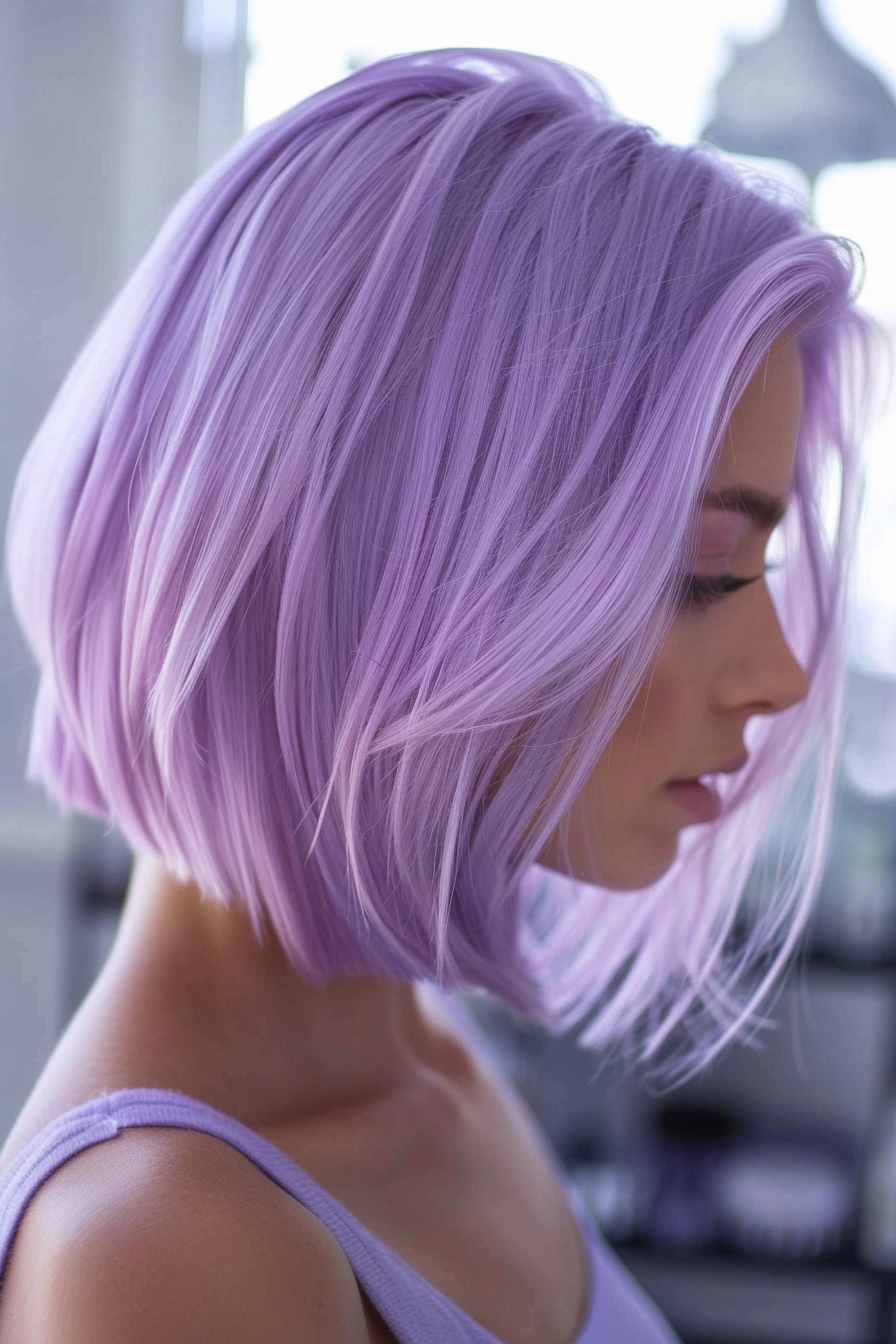 Lavender Hair Ideas 53