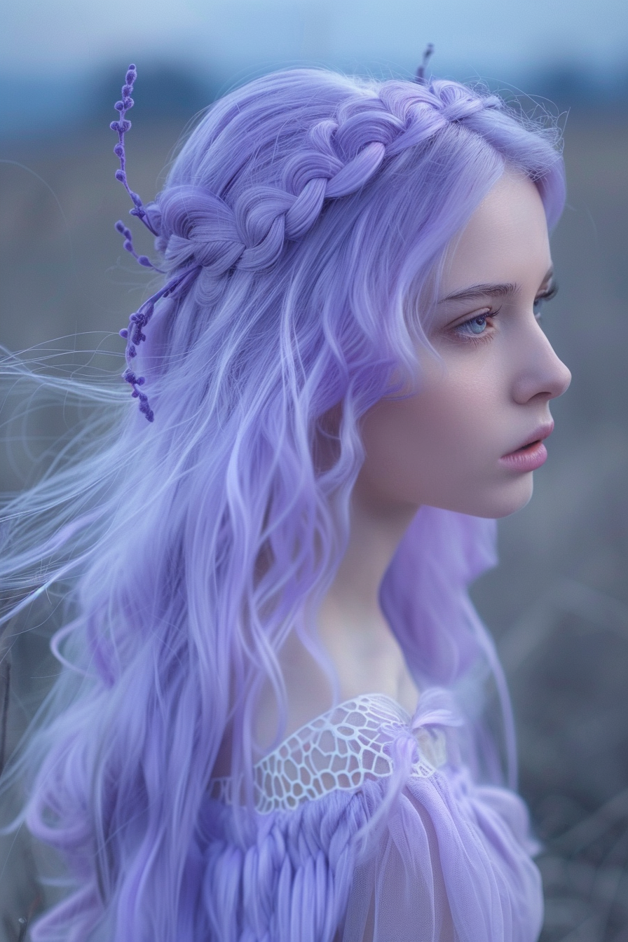 Lavender Hair Ideas 54