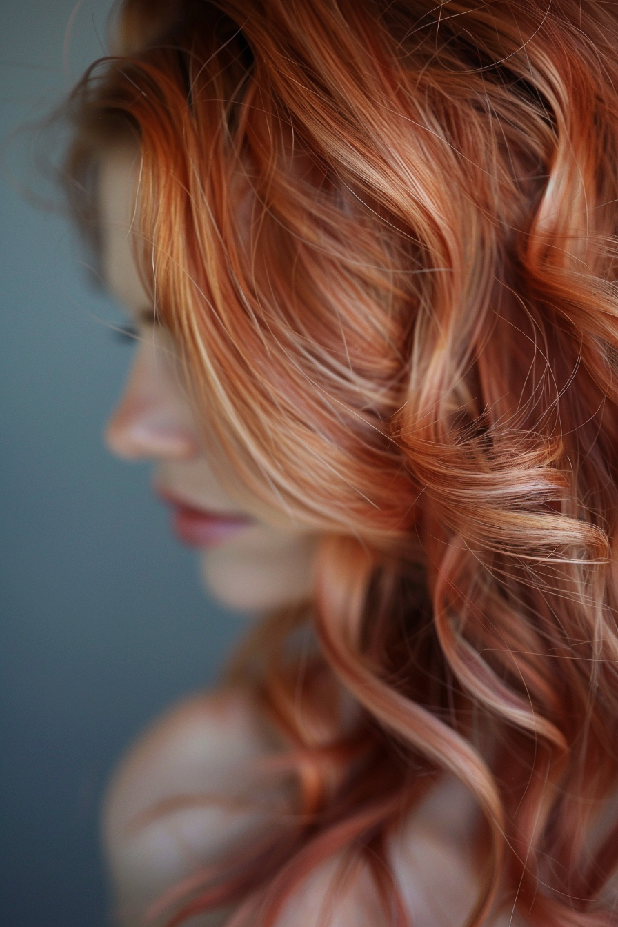 Rose Gold Hair Ideas 11
