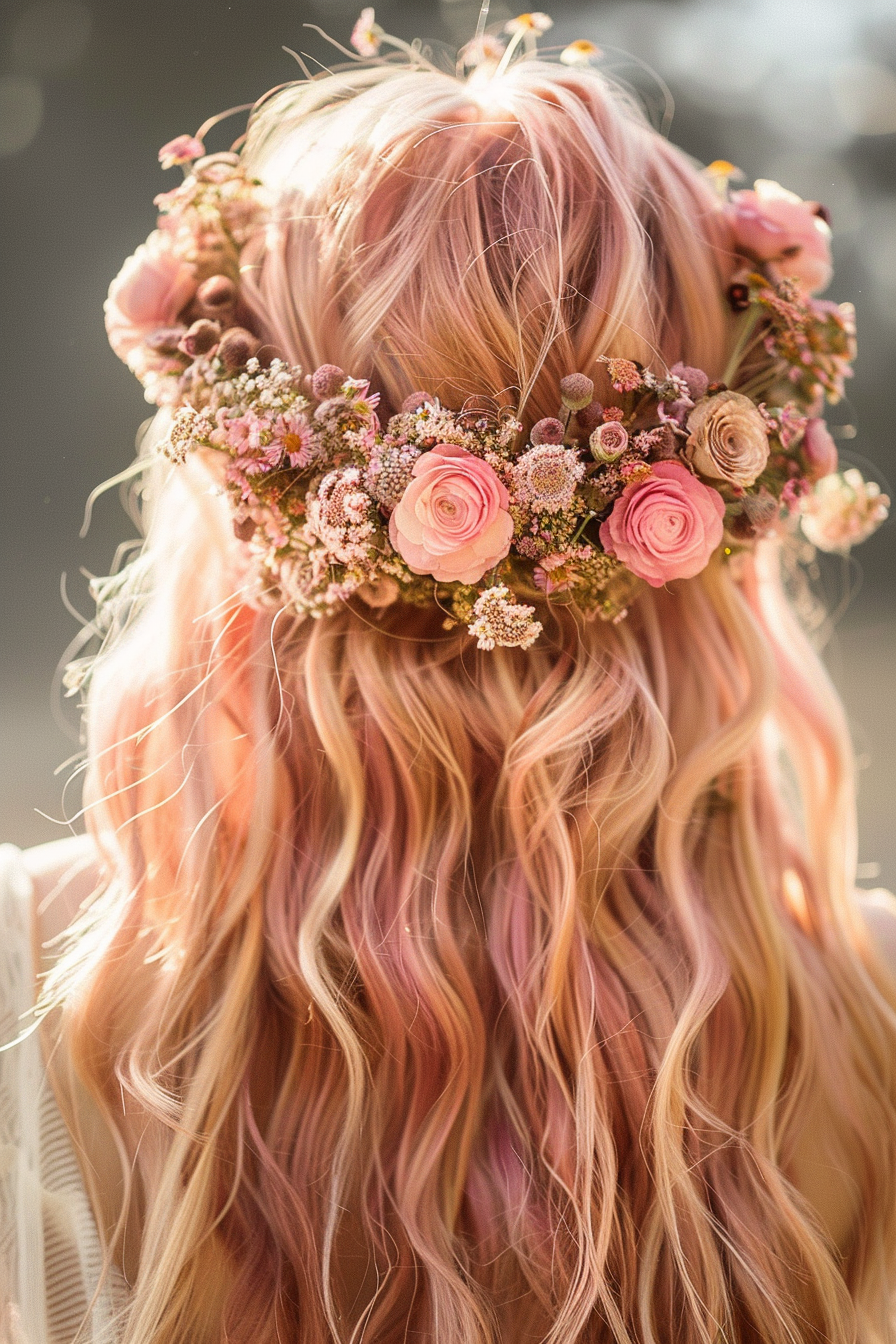 Rose Gold Hair Ideas 14