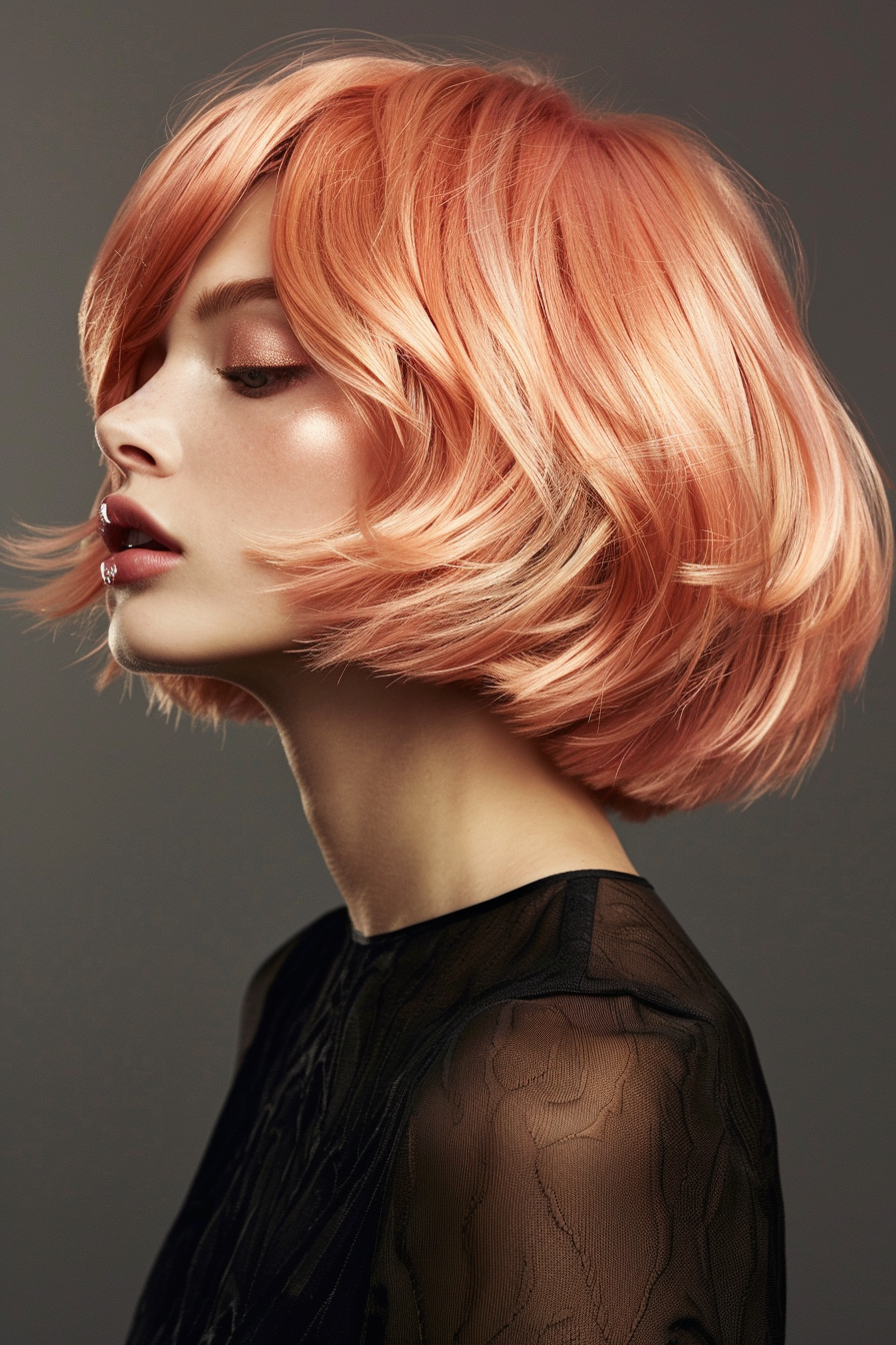 Rose Gold Hair Ideas 16
