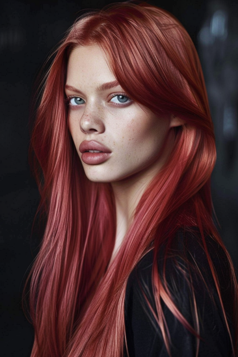 41+ Luscious Rose Gold Hair Ideas