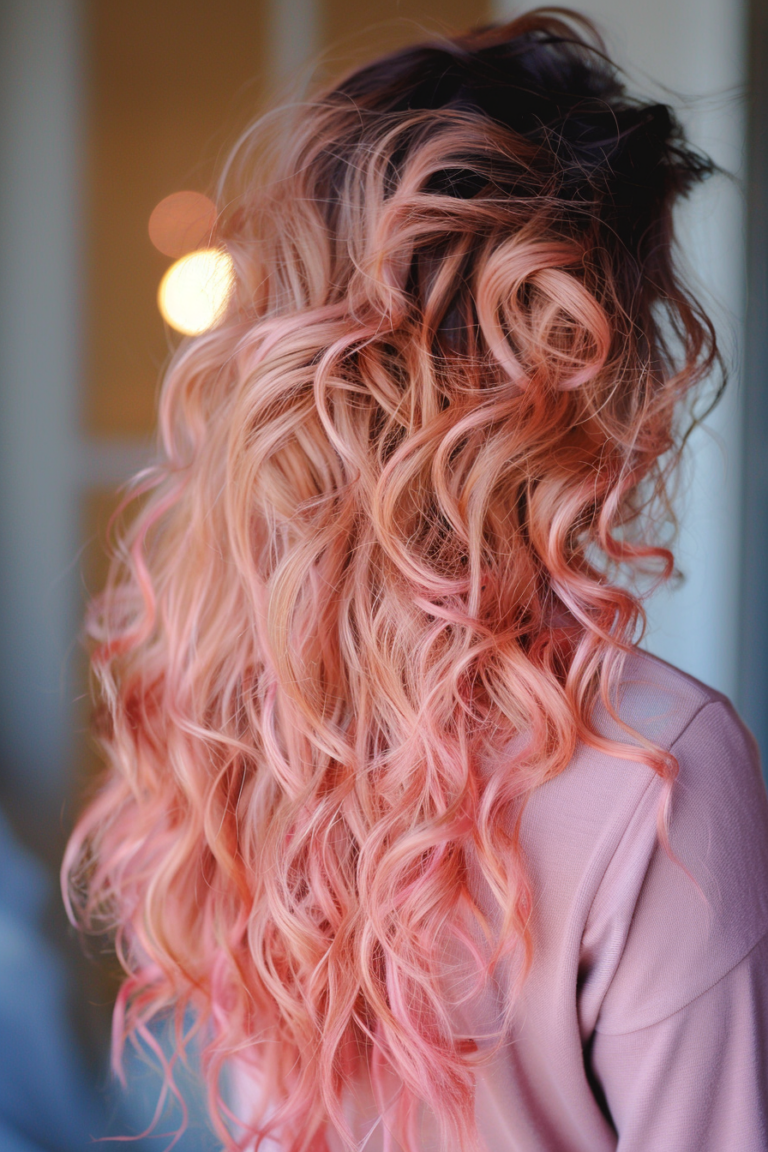 41+ Luscious Rose Gold Hair Ideas